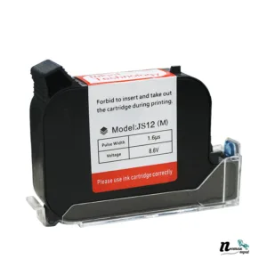 JS 12 - Black Fast Dry Ink Cartridge