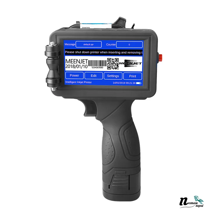 M6 Handheld Smart Inkjet Printer - Nemax Nepal M6 Handheld Smart Inkjet Printer